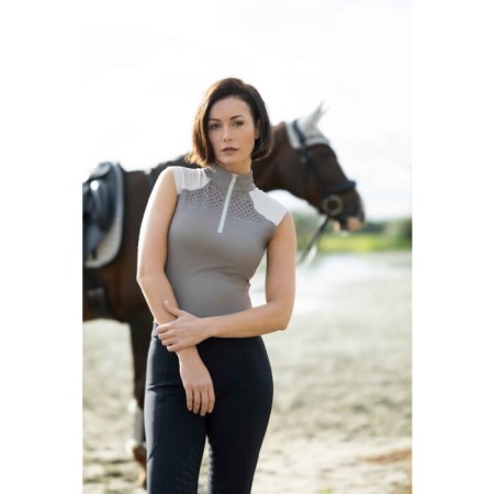 Samarreta Dona Sense Mànigues HKM Amalfil Taupe/Beig | Genet