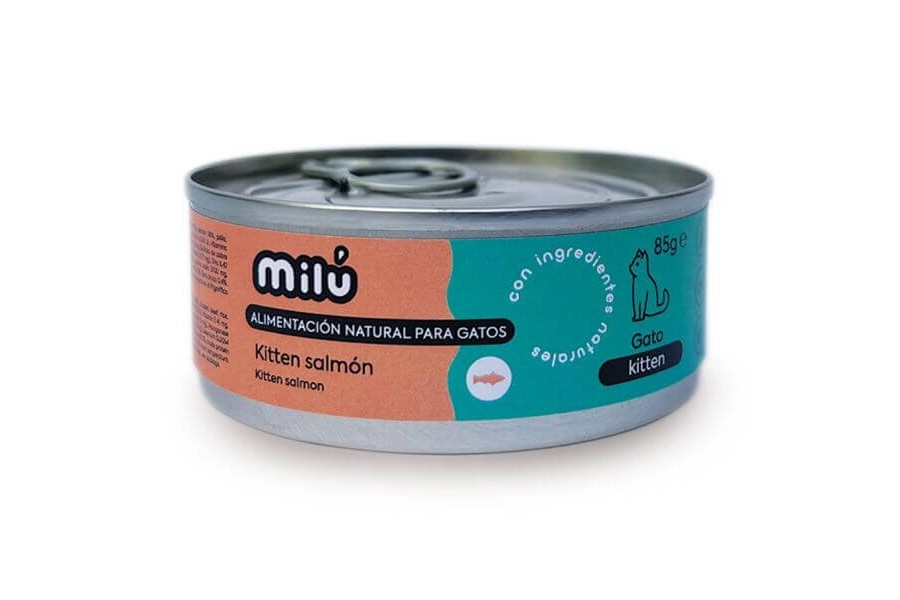 Lata Gato Kitten Salmón 85 g | Calvet Animals i Plantes