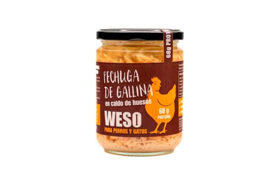 Pechuga De Gallina Con Caldo De Huesos 400 g | Calvet Animals i