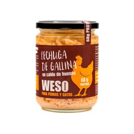 Weso Pit De Gallina Amb Brou D'Ossos 400 g | Alimentació per a gos