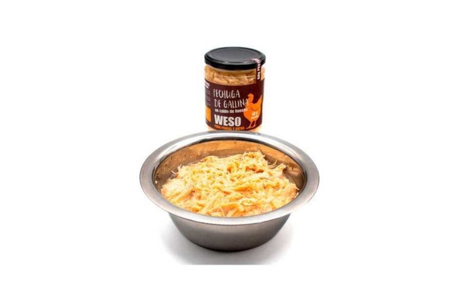 Comida húmeda para perro | Pechuga De Gallina Con Caldo De Huesos 400 g | Calvet animals i plantes