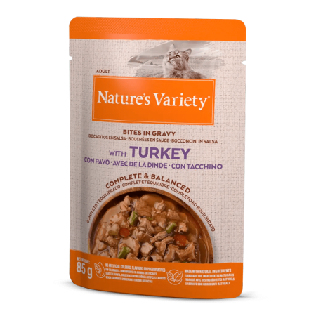 Wet Gato Bocaditos Adult Pavo 85 g | Calvet Animals i Plantes