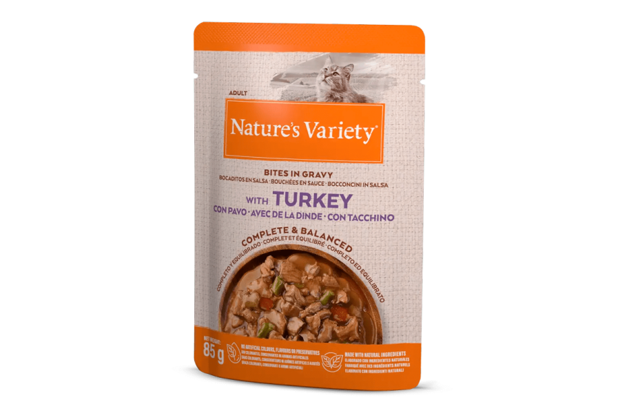 Wet Gato Bocaditos Adult Pavo 85 g | Calvet Animals i Plantes