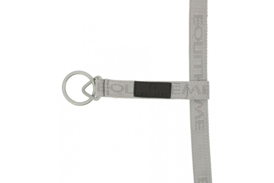 Cabezada Cuadra Nylon Equitheme Jacquard Gris | Calvet Animals