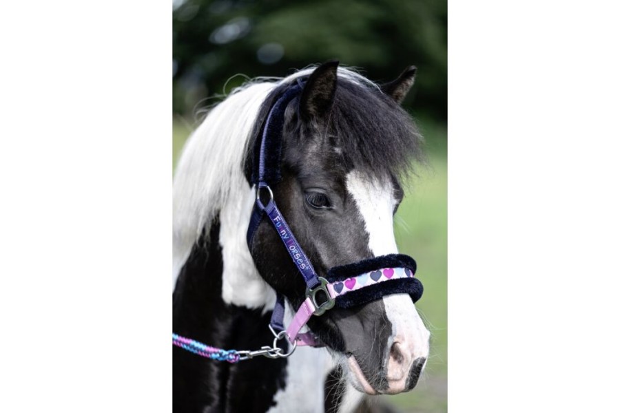 Morralla Quadra HKM Funny Hearts Blau Fosc | Morralles