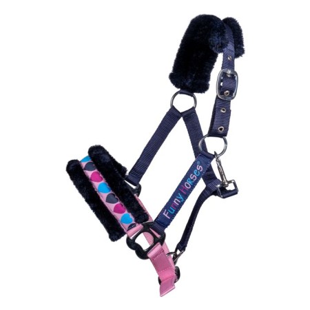 Morralla Quadra HKM Funny Hearts Blau Fosc | Morralles