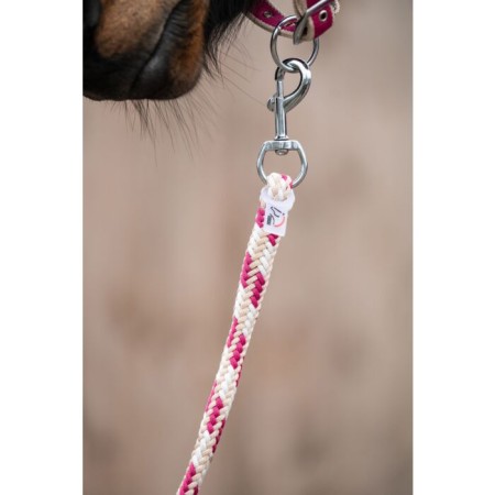 Cabezada Cuadra HKM + Ramal Kopenhagen Magenta | Calvet Animals