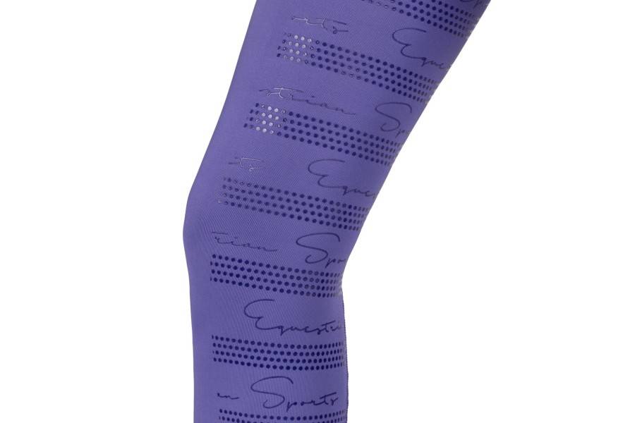 Mallas Mujer QHP Eden Full Grip Purple Sunset | Calvet Animals
