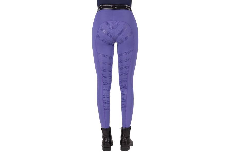 Mallas Mujer QHP Eden Full Grip Purple Sunset | Calvet Animals