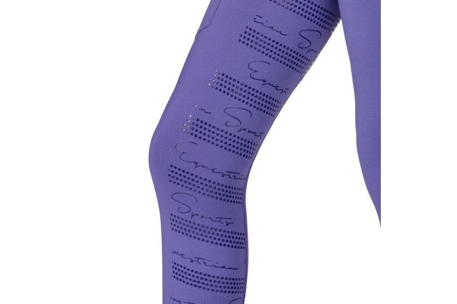 Mallas Junior QHP Eden Full Grip Purple Sunset | Calvet Animals