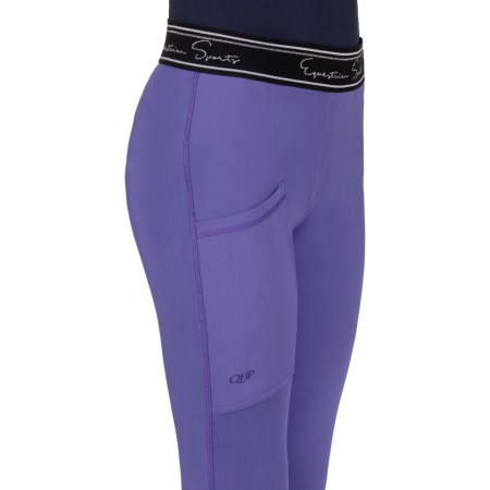 Mallas Junior QHP Eden Full Grip Purple Sunset | Calvet Animals