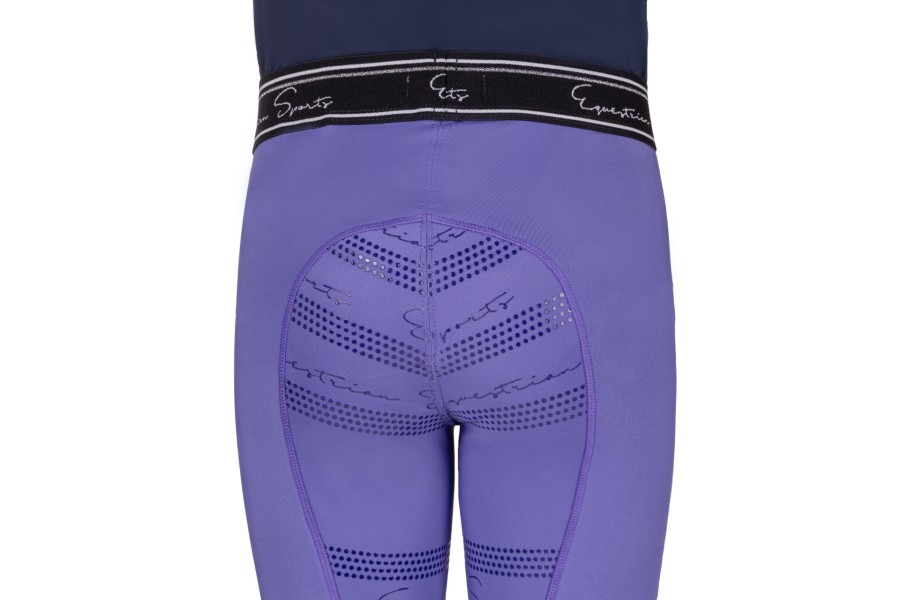 Mallas Junior QHP Eden Full Grip Purple Sunset | Calvet Animals