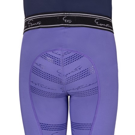 Mallas Junior QHP Eden Full Grip Purple Sunset | Calvet Animals