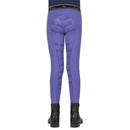 Mallas Junior QHP Eden Full Grip Purple Sunset | Calvet Animals