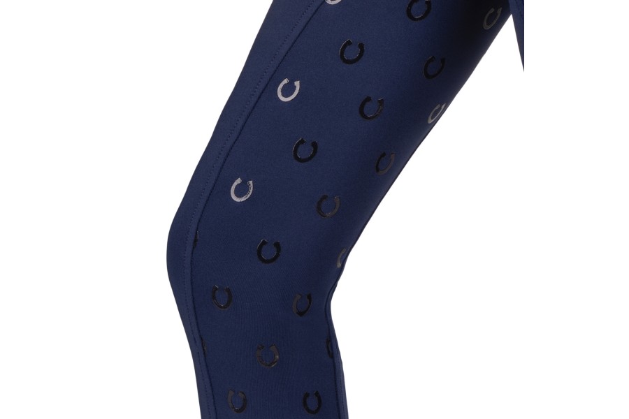 Mallas Junior QHP Jaily Full Grip Evening Blue | Calvet Animals