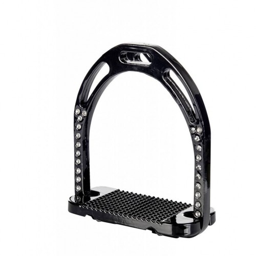 Estribo Inglés HKM Crystal Negro | Equestrian. Calvet Animals i Plantes.