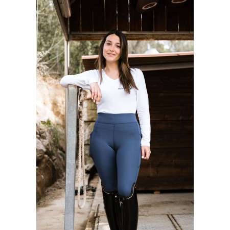 Mallas Mujer Hannclip LG Full Grip Azul | Calvet Animals i