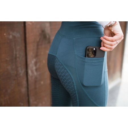 Mallas Mujer Hannclip LG Full Grip Teal | Calvet Animals i 2