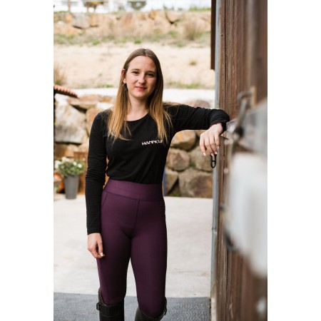 Mallas Mujer Hannclip LG Full Grip Red Wine | Calvet Animals i