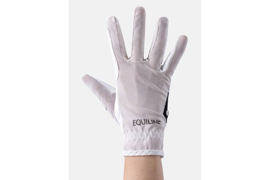 Guants Equiline Summer Glove Blanc | Genet