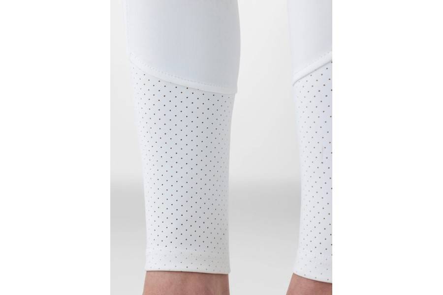 Mallas Junior Equiline Gingef Full Grip Blanco | Calvet Animals