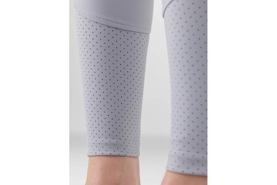 Mallas Junior Equiline Gingef Full Grip Lila Gris | Calvet