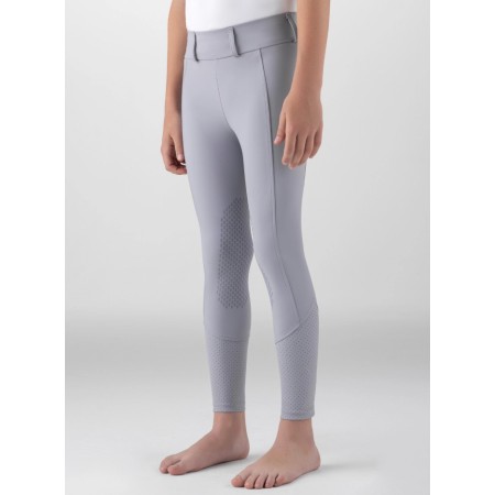 Mallas Junior Equiline Gingef Full Grip Lila Gris | Calvet
