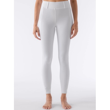 Mallas Mujer Equiline Ceberkh Knee Grip Blanco | Calvet Animals