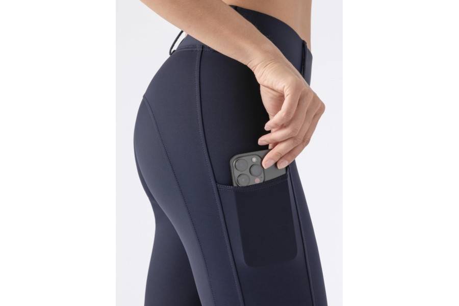 Mallas Mujer Equiline Ceberkh Knee Grip Azul | Calvet Animals i