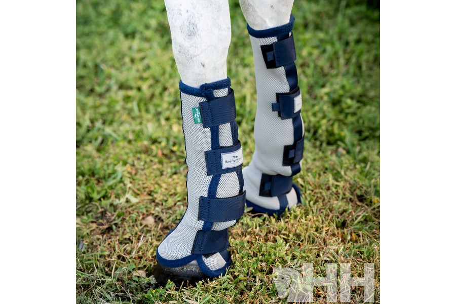 Protectors Antimosques Horseware Plata/Blau Marí