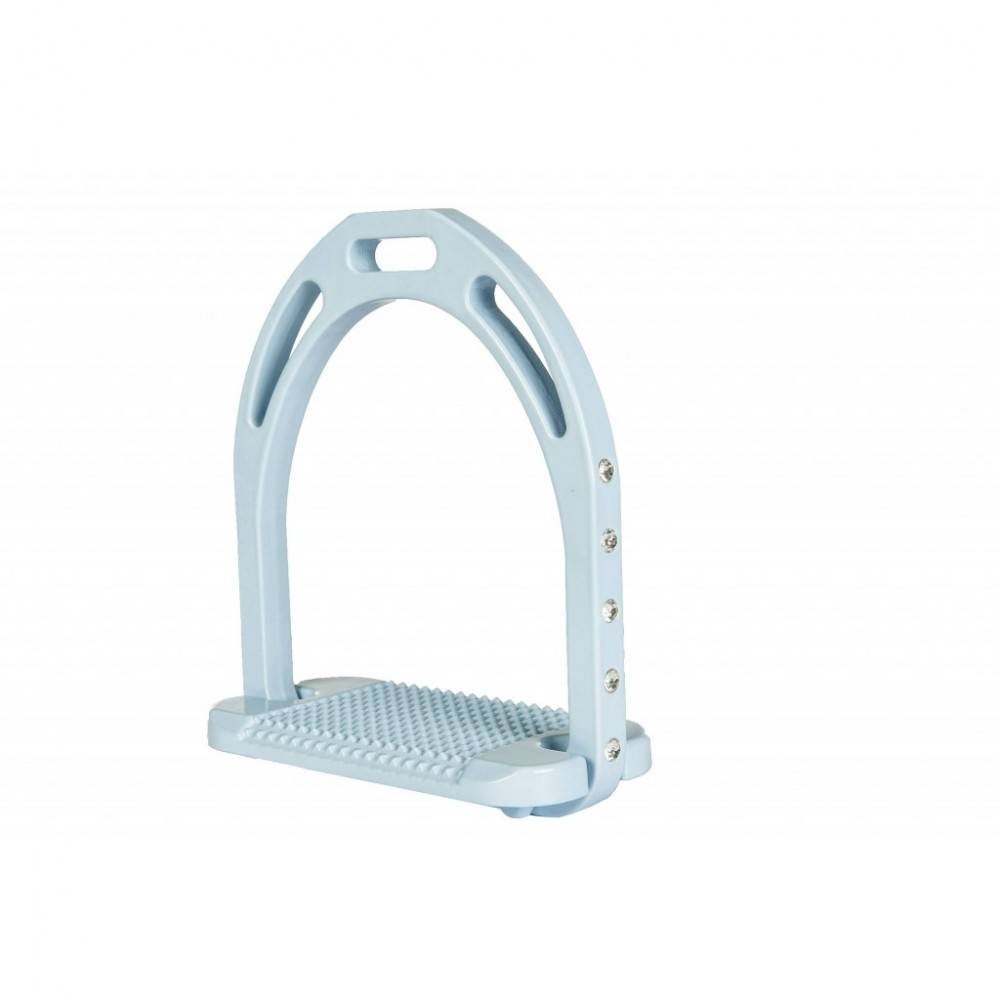 Estribo Inglés HKM Glitter Azul Cielo | Equestrian. Calvet Animals i