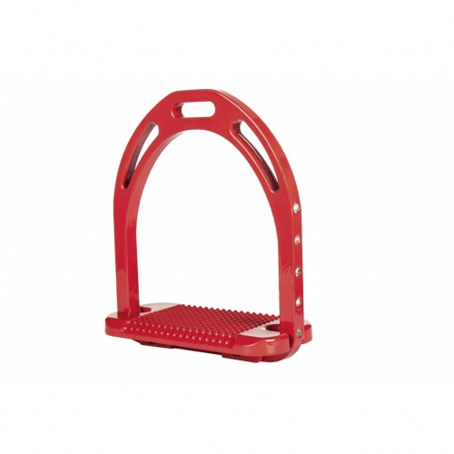 Estribo Inglés HKM Glitter Rojo | Equestrian. Calvet Animals i Plantes.