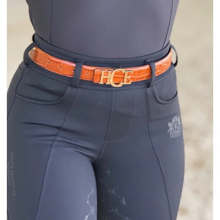 Cinturón Haute Croco Marrón | Complementos 2