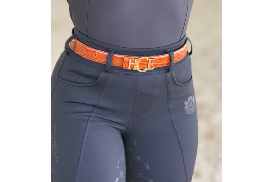 Cinturó Haute Croco Marró | Complements