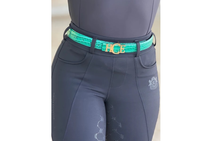 Cinturó Haute Croco Verd | Complements