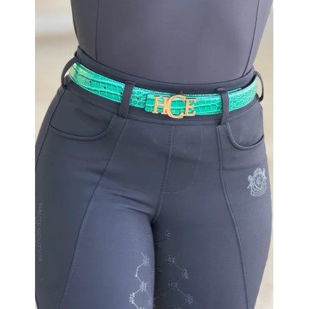 Cinturó Haute Croco Verd | Complements