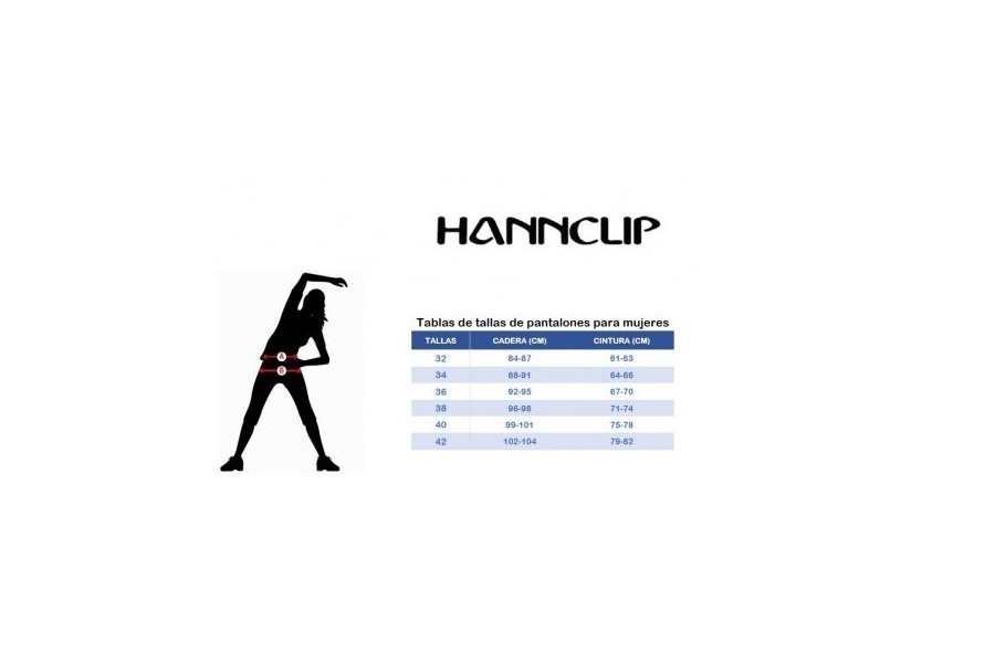 Mallas Mujer Hannclip LG Full Grip Beige | Pantalones