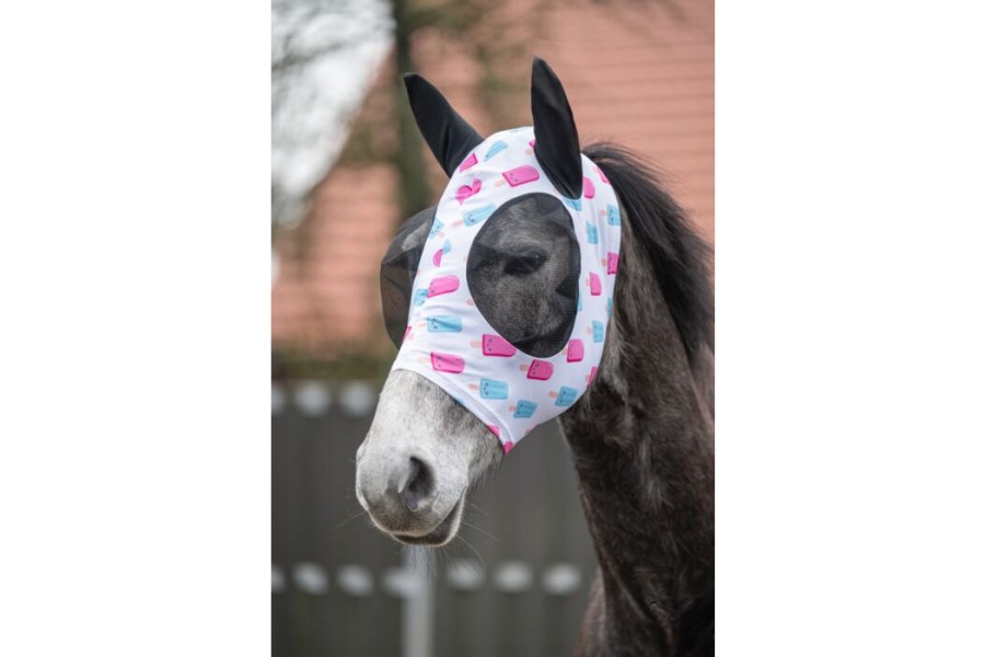 Màscara Amb Orellers HKM Ice Cream Blanca/Rosa | Mantes