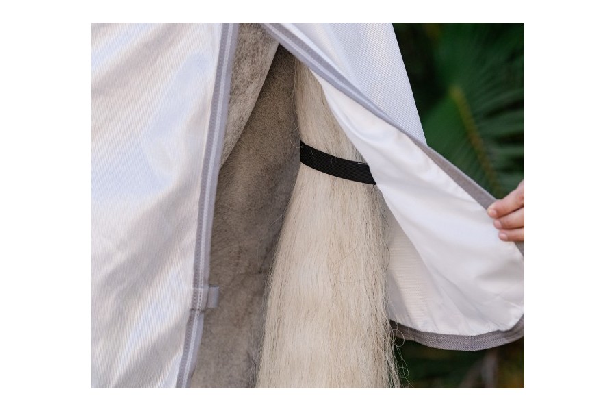 Manta Cavall Estiu Antimosques Amb Coll Amigo Plata | Mantes