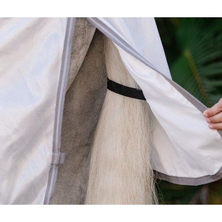 Manta Cavall Estiu Antimosques Amb Coll Amigo Plata | Mantes
