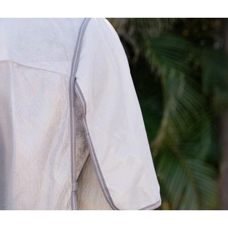 Manta Caballo Verano Antimoscas Con Cuello Amigo Plata | Mantas