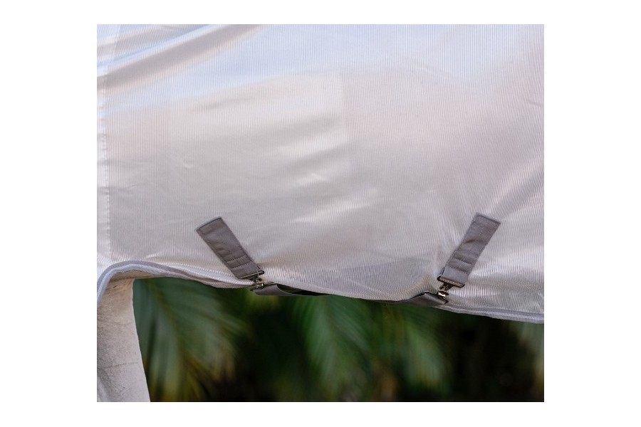 Manta Cavall Estiu Antimosques Amb Coll Amigo Plata | Mantes