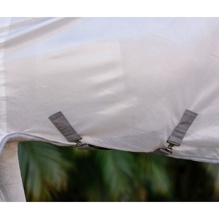 Manta Cavall Estiu Antimosques Amb Coll Amigo Plata | Mantes