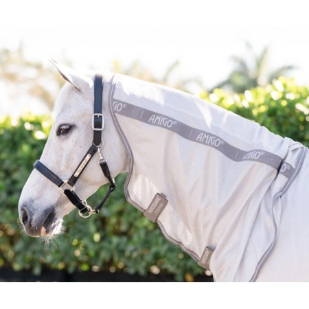 Manta Caballo Verano Antimoscas Con Cuello Amigo Plata | Mantas