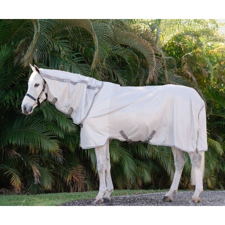 Manta Cavall Estiu Antimosques Amb Coll Amigo Plata | Mantes