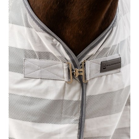 Manta Cavall Estiu Antimosques Economic Cross Gris | Mantes