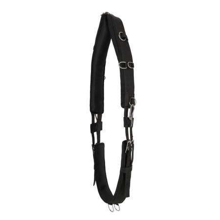 Cinchuelo QHP Neopreno Con Mosquetón Negro | Caballo