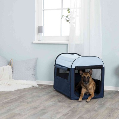 Casita Desmontable 55x65x80 Cm Azul para perros | Calvet Animales y Plantas
