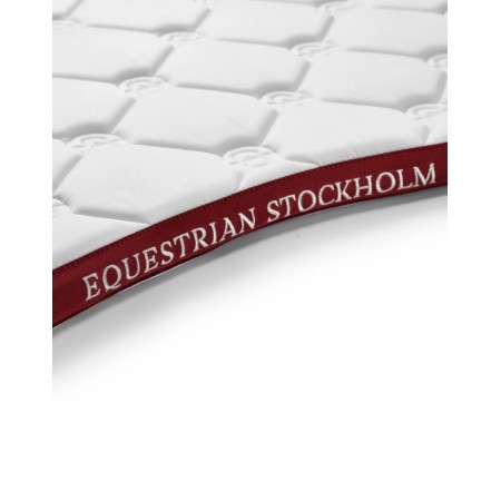 Suador Doma Equestrian Stockholm Modern Blanc/Burdeos | Complements selles