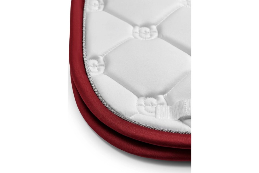 Suador Doma Equestrian Stockholm Modern Blanc/Burdeos | Complements selles